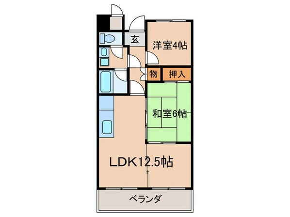 ロイヤルオークの物件間取画像